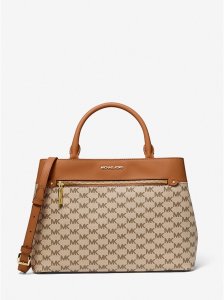 Satchel grande con logo de Hailee