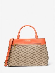 Satchel grande con logo de Hailee